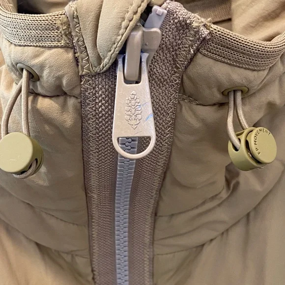SOLD!! Free People Movement Pria Packable Puffer Jacket Xl Himalayan Smoke. - Picture 2 of 16